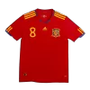 Men's Retro 2010 World Cup XAVI #8 Spain Home Soccer Jersey Shirt - Pro Jersey Shop