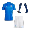 Premium Quality Men's Italy Home Soccer Jersey Whole Kit (Jersey+Shorts+Socks) Euro 2024 - Pro Jersey Shop