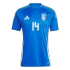 Premium Quality Men's CHIESA #14 Italy Home Soccer Jersey Shirt Euro 2024 - Fan Version - Pro Jersey Shop