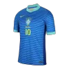 Premium Quality Men's NEYMAR JR #10 Brazil Away Soccer Jersey Shirt 2024 - Fan Version - Pro Jersey Shop