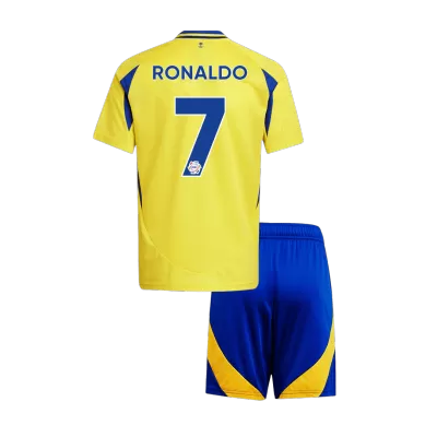 Kids RONALDO #7 Al Nassr Home Soccer Jersey Kit (Jersey+Shorts) 2024/25 - Pro Jersey Shop