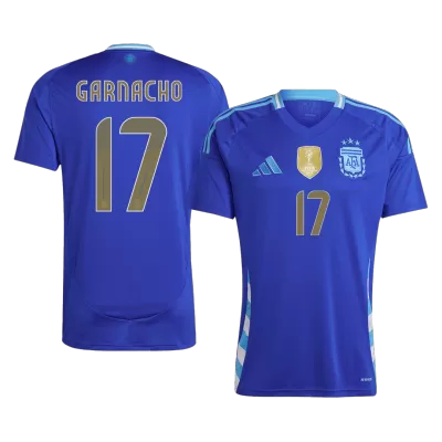 Premium Quality Men's GARNACHO #17 Argentina Away Soccer Jersey Shirt 2024 - Fan Version - Pro Jersey Shop