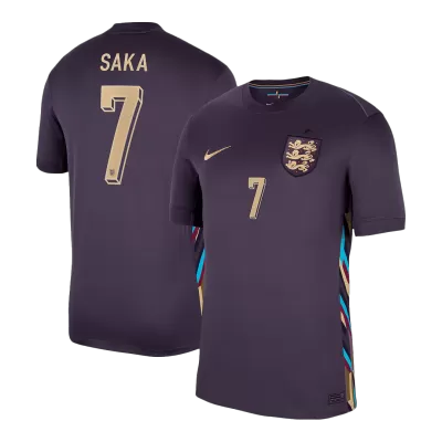 Premium Quality Men's SAKA #7 England Away Soccer Jersey Shirt Euro 2024 - Fan Version - Pro Jersey Shop