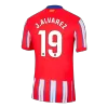 Men's Authentic J.ALVAREZ #19 Atletico Madrid Home Soccer Jersey Shirt 2024/25 - Player Version - Pro Jersey Shop