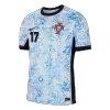 Men's R.LEÃO #17 Portugal Away Soccer Jersey Shirt Euro 2024 - Fan Version - Pro Jersey Shop