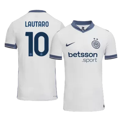 Men's Authentic LAUTARO #10 Inter Milan Away Soccer Jersey Shirt 2024/25 - Player Version - Pro Jersey Shop