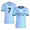 Men's Authentic SAKA #7 Arsenal Third Away Soccer Jersey Shirt 2024/25 - Player Version - Pro Jersey Shop