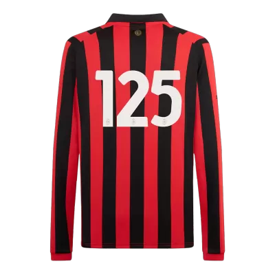 Men's #125 AC Milan 125th Anniversary Long Sleeves Soccer Jersey Shirt 2024/25 - Fan Version - Pro Jersey Shop