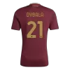 Men's DYBALA #21 Roma Home Soccer Jersey Shirt 2024/25 - Fan Version - Pro Jersey Shop