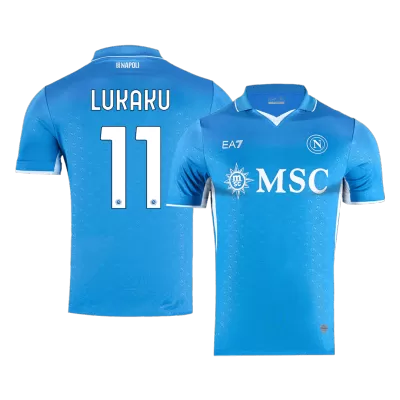 Men's Authentic LUKAKU #11 Napoli Home Soccer Jersey Shirt 2024/25 - Player Version - Pro Jersey Shop