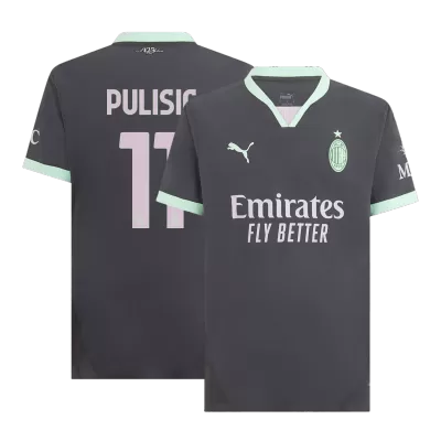 Men's Authentic PULISIC #11 AC Milan Third Away Soccer Jersey Shirt 2024/25 - Player Version - Pro Jersey Shop