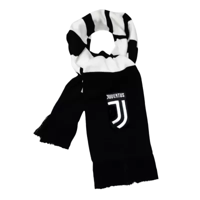 Juventus Soccer knitting Scarf Black&White - Pro Jersey Shop