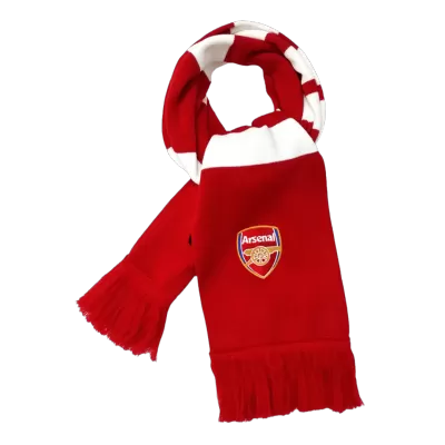 Arsenal Soccer knitting Scarf Red&White - Pro Jersey Shop