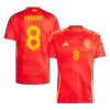 Premium Quality Men's FABIÁN #8 Spain Home Soccer Jersey Shirt Euro 2024 - Fan Version - Pro Jersey Shop