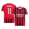 UCL Men's PULISIC #11 AC Milan Home Soccer Jersey Shirt 2024/25 - Fan Version - Pro Jersey Shop