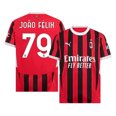 Men's JOÃO FÉLIX #79 AC Milan Home Soccer Jersey Shirt 2024/25 - Fan Version - Pro Jersey Shop