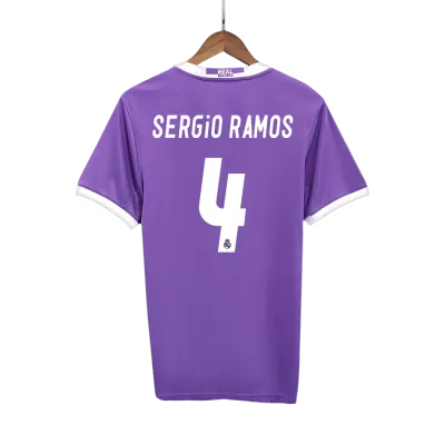 Men's Retro 2016/17 SERGIO RAMOS #4 Real Madrid Away Soccer Jersey Shirt - Pro Jersey Shop