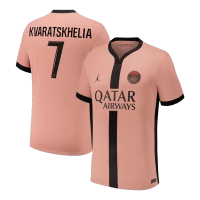 Men's KVARATSKHELIA #7 PSG Third Away Soccer Jersey Shirt 2024/25 - Fan Version - Pro Jersey Shop