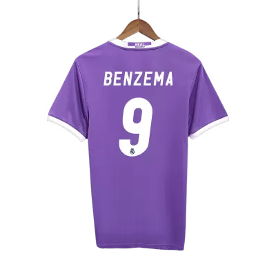 Men's Retro 2016/17 BENZEMA #9 Real Madrid Away Soccer Jersey Shirt - Pro Jersey Shop