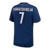 Men's KVARATSKHELIA #7 PSG Home Soccer Jersey Shirt 2024/25 - Fan Version - Pro Jersey Shop