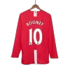 Men's Retro 2007/08 ROONEY #10 Manchester United Home Long Sleeves Soccer Jersey Shirt - Pro Jersey Shop