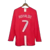 UCL Men's Retro 2007/08 RONALDO #7 Manchester United Home Long Sleeves Soccer Jersey Shirt - Pro Jersey Shop