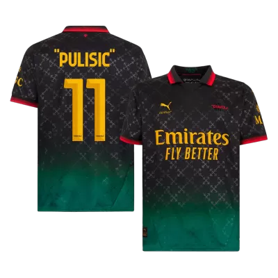 Men's "PULISIC" #11 AC Milan Fourth Away Soccer Jersey Shirt 2024/25 - Fan Version - Pro Jersey Shop