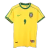 Men's Retro 1998 World Cup RONALDO #9 Brazil Home Soccer Jersey Shirt - Pro Jersey Shop