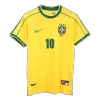 Men's Retro 1998 World Cup RIVALDO #10 Brazil Home Soccer Jersey Shirt - Pro Jersey Shop