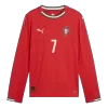 Men's RONALDO #7 Portugal Home Long Sleeves Soccer Jersey Shirt 2025 - Fan Version - Pro Jersey Shop