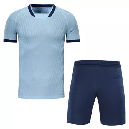 Atletico Madrid Style Customize Team Light Blue Soccer Jerseys Kit(Shirt+Short) - Pro Jersey Shop